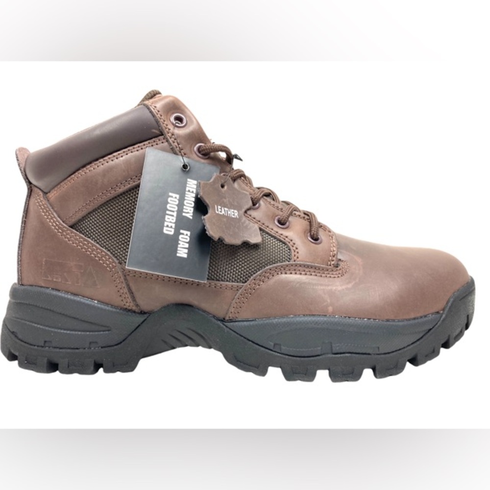 Men Boots, Delta Boots, Leather, Hiking Boots Brown